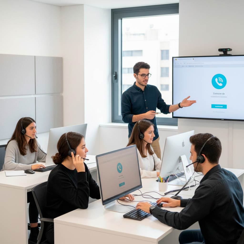 Comunicación profesional: Gestión eficaz de llamadas y soporte al cliente