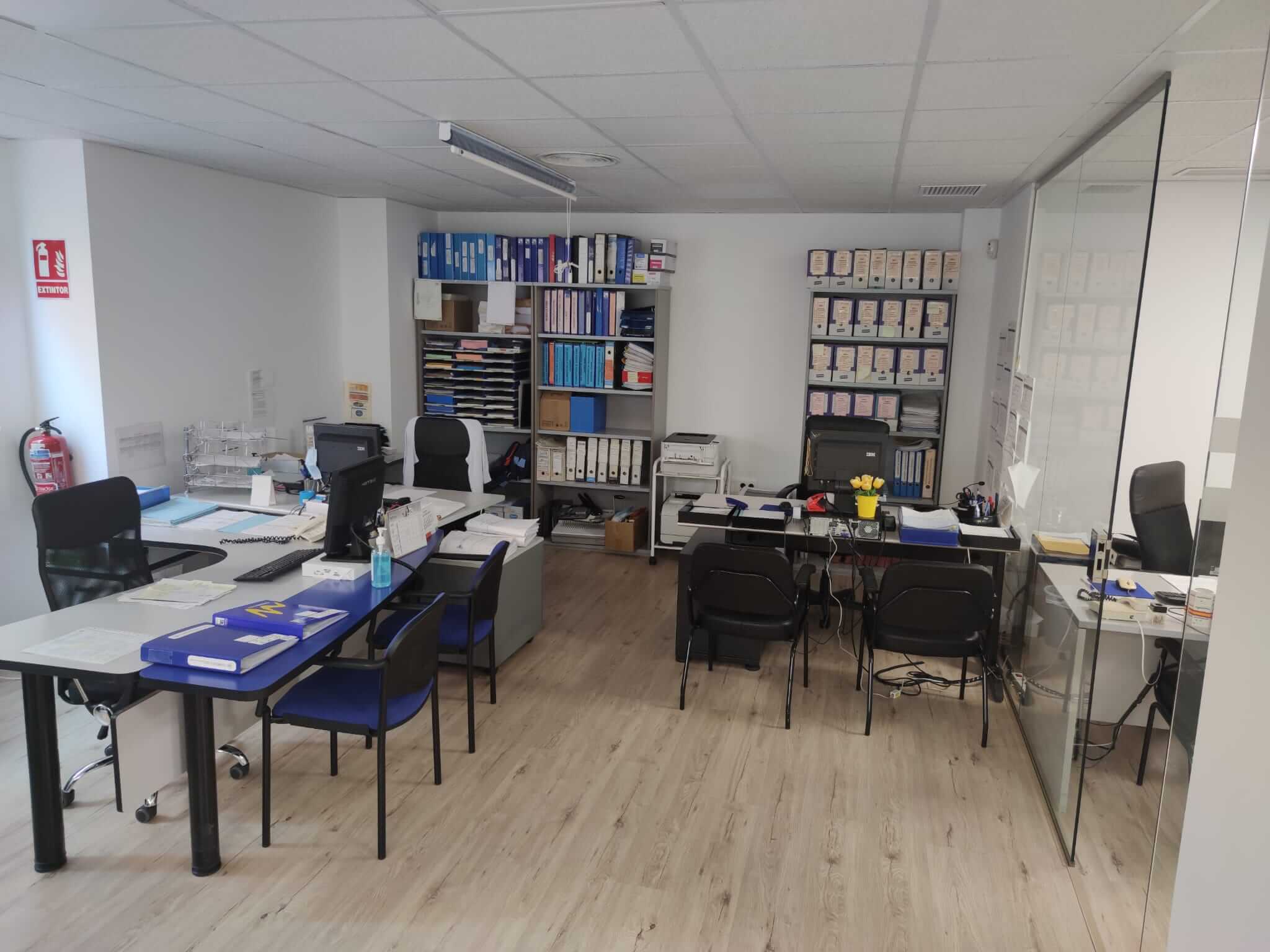 Foto de la zona de administración